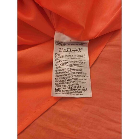 Banana Republic neon orange dress size 4 - Picture 7 of 9
